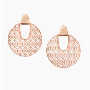 Kendra Scott Diane Filigree Rose Gold